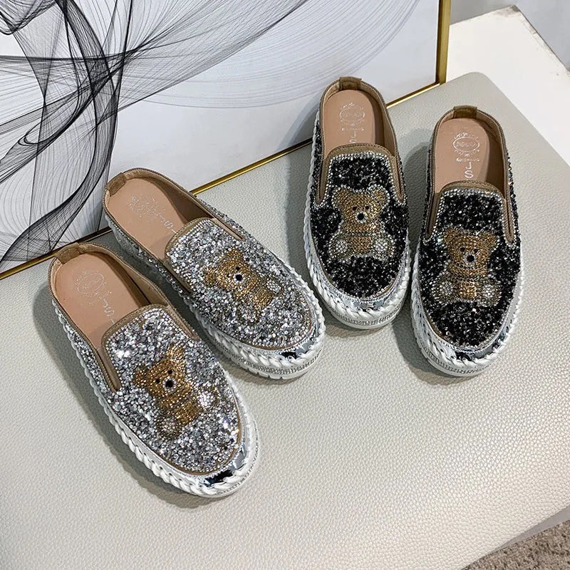 Giày Lười Đính Đá Thời Trang Dành Cho Nữ 528 Liu + | BigBuy360 - bigbuy360.vn