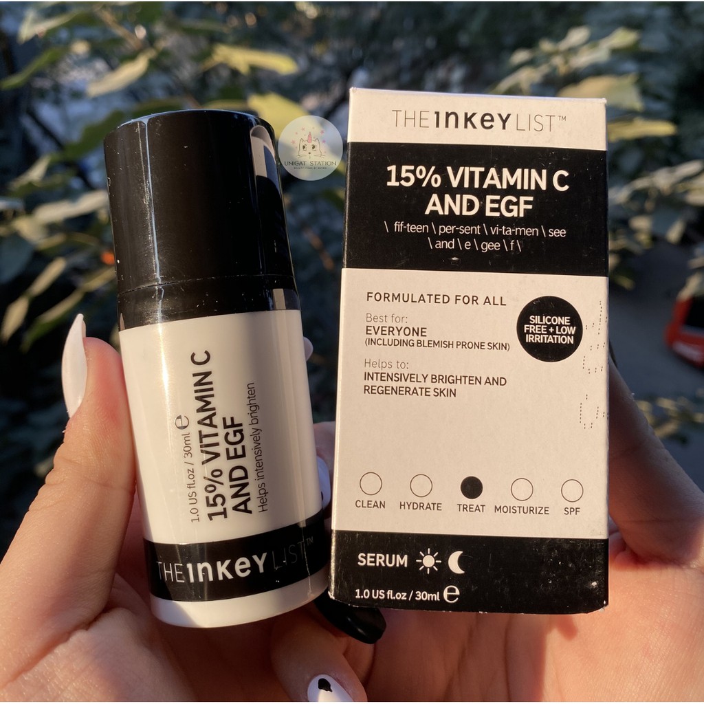 Serum THE INKEY LIST 15% Vitamin C and EGF Brightening Serum