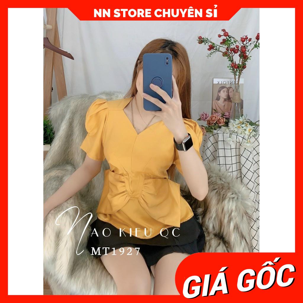 ÁO KIỂU NƠ TO EO MT1927 ⚡ ÁO KIỂU CỔ V ⚡ ÁO CÔNG SỞ ⚡100% ẢNH THẬT