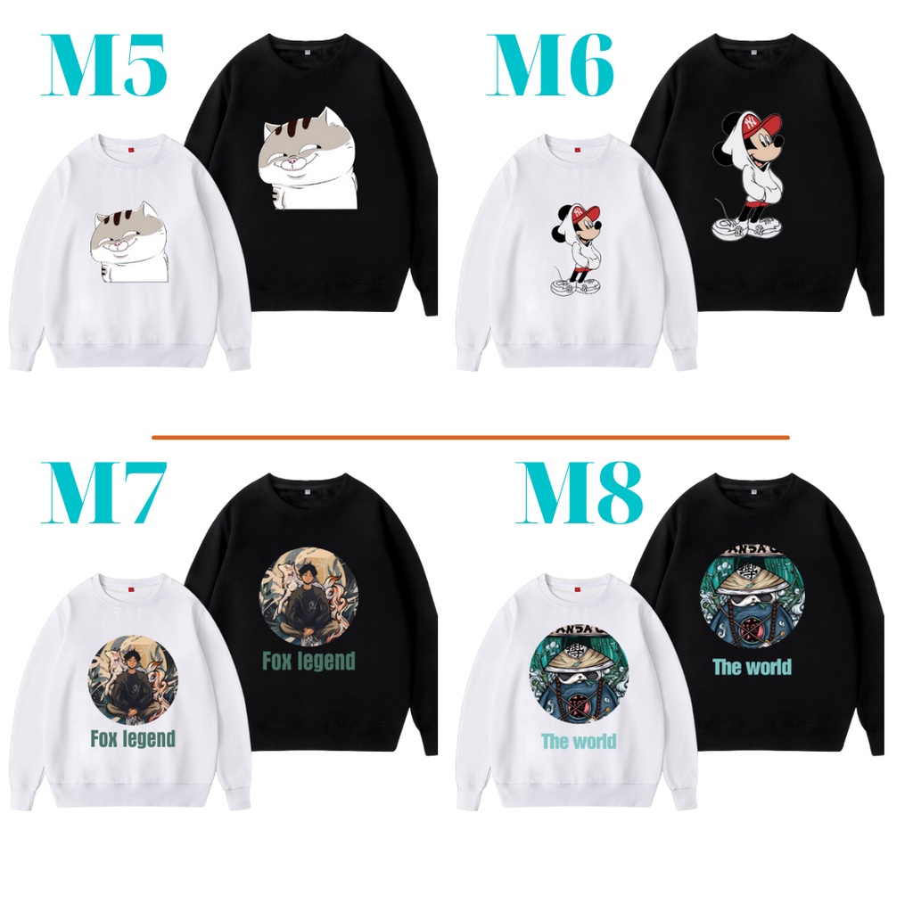 BST Áo Sweater dài tay Beet phong cách Ulzzang Hàn Quốc áo thun chất nỉ cotton dày dặn không xù lông tay dài CoolZ CZ950 | WebRaoVat - webraovat.net.vn