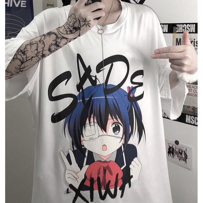 ÁO THUN, ÁO PHÔNG TAY LỠ UNISEX FORM RỘNG OVERSIZE ANIME M74