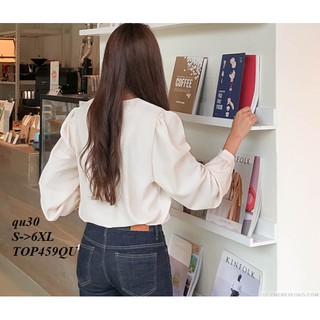 TOP375 ÁO SƠ MI VOAN LỤA CỔ TIM