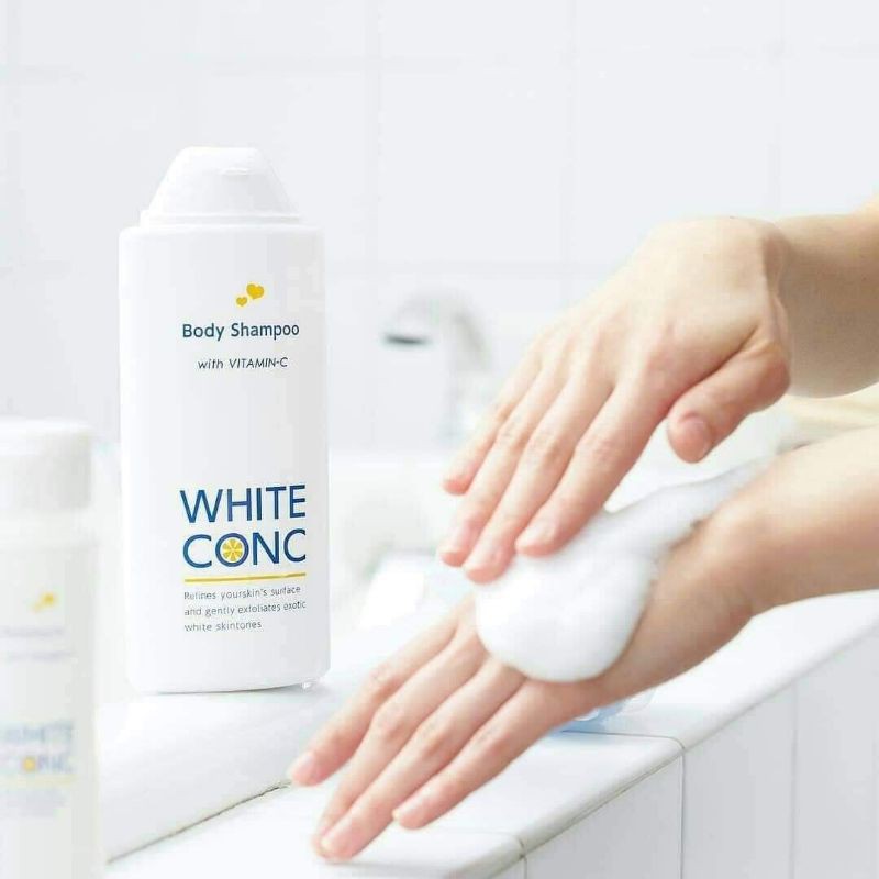 Sữa tắm KÍCH TRẮNG White ConC Body Shampoo 360ml - Da trắng mịn sau mỗi lần tắm