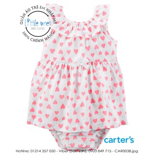 Sunsuit trái tim carter's nhập mỹ
