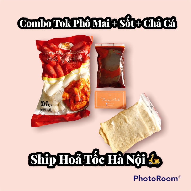 Combo Bánh Gạo Phomai Kèm Sốt Chả Cá 2-3 Người Ăn ( ship hoả tốc nội thành HN )