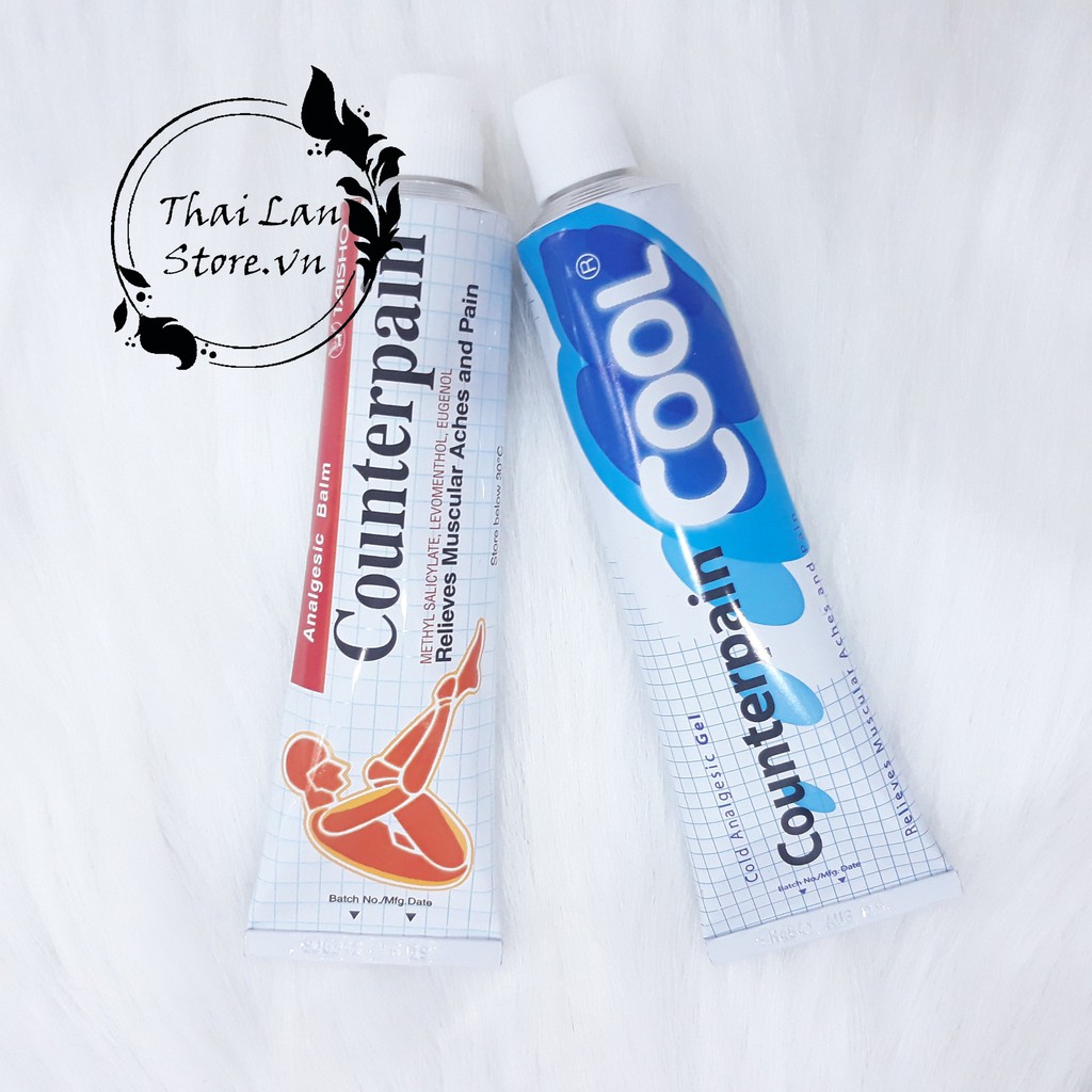 Cao xoa bóp Counterpain Thái Lan 60g dành cho thấp khớp, viên khớp hoặc khuỷu tay quần vợt