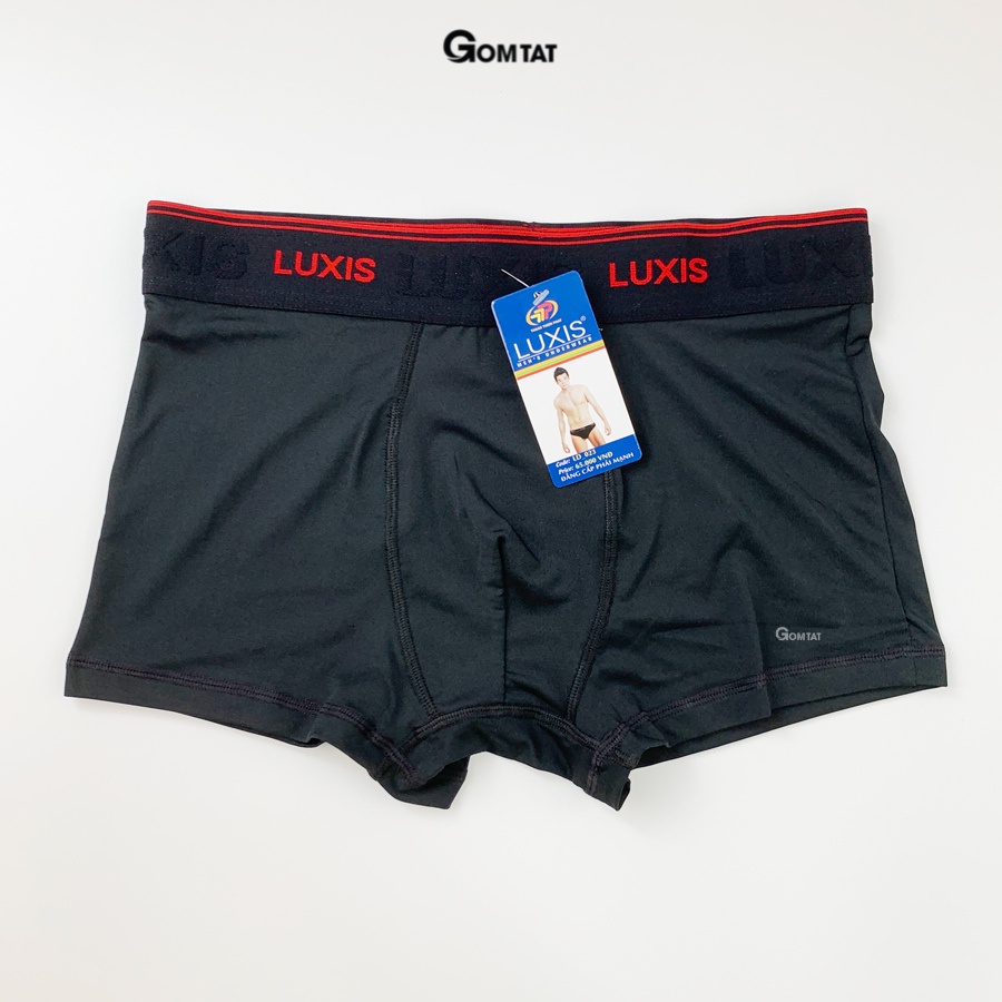Quần lót nam boxer LUXIS thun lạnh cao cấp, co giãn 4 chiều mềm mịn siêu thoáng mát - LD023