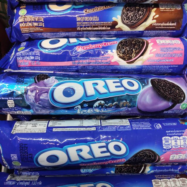 Bánh Quy Oreo socola 4 vị Việt Quất, Socola, Vani, Dâu 133g - Ăn Vặt ZumYum | BigBuy360 - bigbuy360.vn