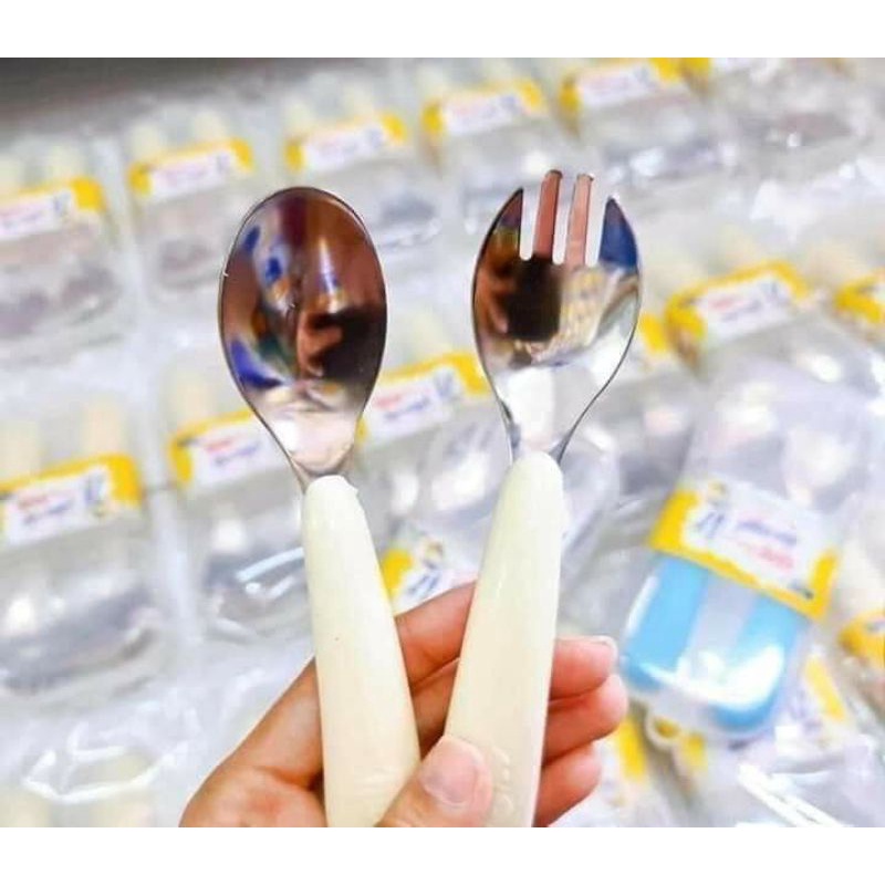 Bộ muỗng nĩa Monte dành cho bé ăn dặm