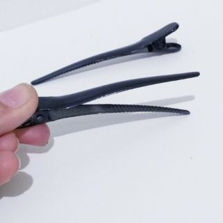 Combo 4 kẹp tóc mỏ vịt sắt màu đen (6cm/8cm)