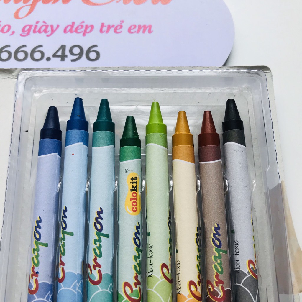 Sáp Màu Colokit CR-C08 (16màu/Hộp)