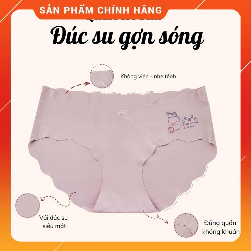 Quần lót bầu QL1581 su đúc không gân gợi sóng,siêu mềm mịn, nhẹ mặc không bị hằn, quần lót bầ bầu túi zip xịn sò