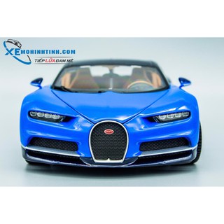 Xe Mô Hình Bugatti Chiron 1:18 Bburago ( Xanh )