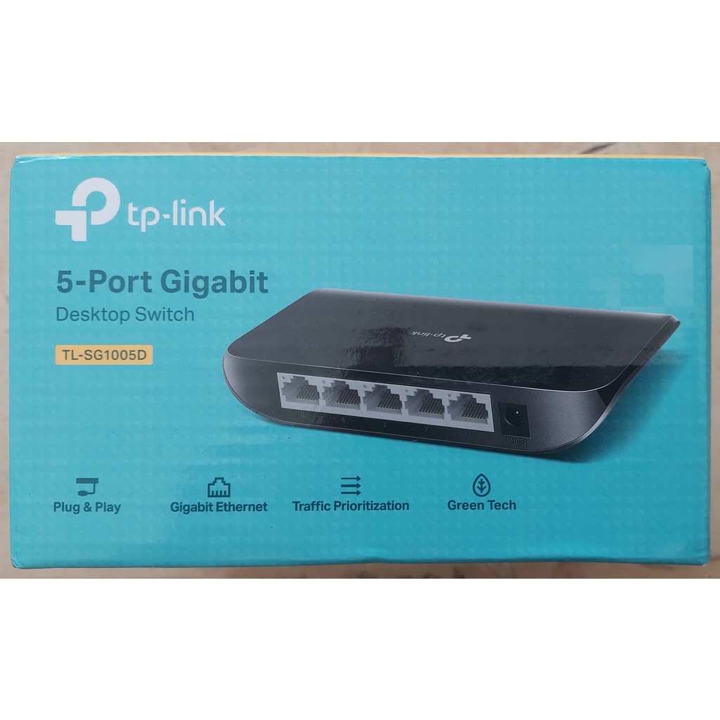 Bộ chia mạng Tplink Switch 5 cổng Gigabit desktop TL-SG1005D-Bảo hành 24 T