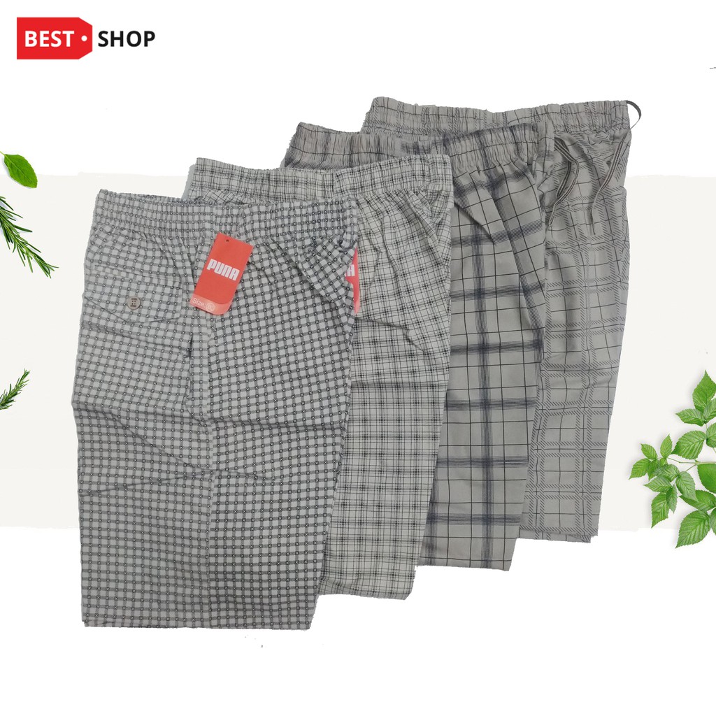 Quần Short Nam Caro Chất Cotton Đẹp