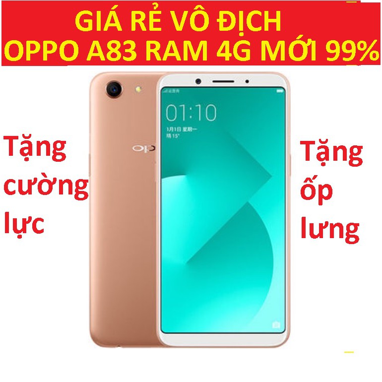 điện thoại Oppo A83 Ram 4G bộ nhớ 32Gb / 64Gb chính hãng, Liên quân, PUPG , zoom, zalo fb cực mượt | BigBuy360 - bigbuy360.vn