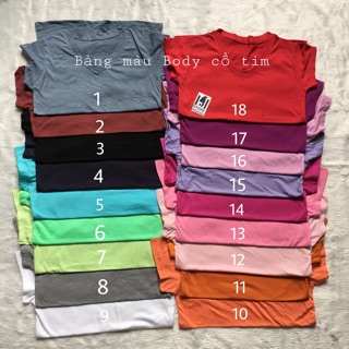 Áo Body Tay Ngắn Cổ Tim - AN18