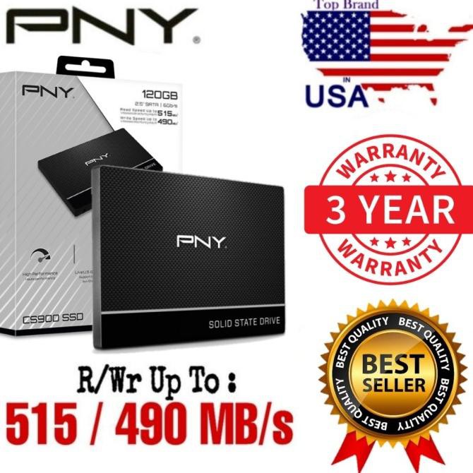 Thẻ nhớ 120GB 120GB PNY CS900 2.5INCH INTERNAL SATA III 6GB/S NAND 120GB 2.5" | BigBuy360 - bigbuy360.vn
