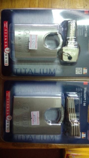 [Mã LIFEXANH03 giảm 10% đơn 500K] KHÓA TITALIUM CHỐNG CẮT ABUS 66CSTI/60 - 66CSTI-60