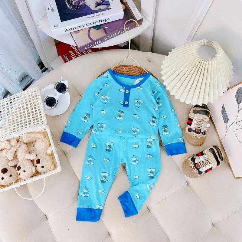 Siêu phẩm mới bộ dài tay trẻ em thun lạnh mikymom  cho bé trai gái