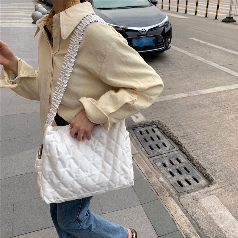 Túi đeo vai IELGY vải canvas Hàn Quốc xinh xắn cho nữ