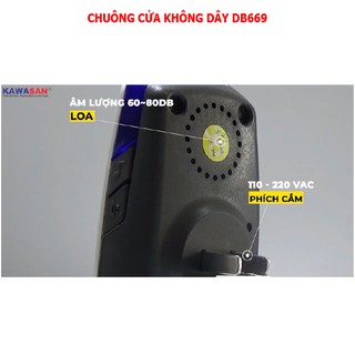 CHUÔNG CỬA KHÔNG DÂY DB669