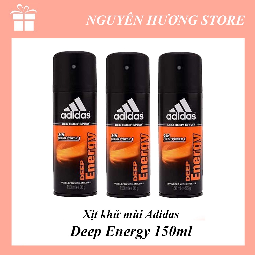 Xịt khử mùi Adidas Deep Energy 150ml | Nguyên Hương Store