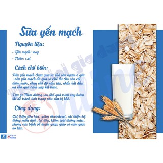 Set nguyên liệu làm sữa yến mạch