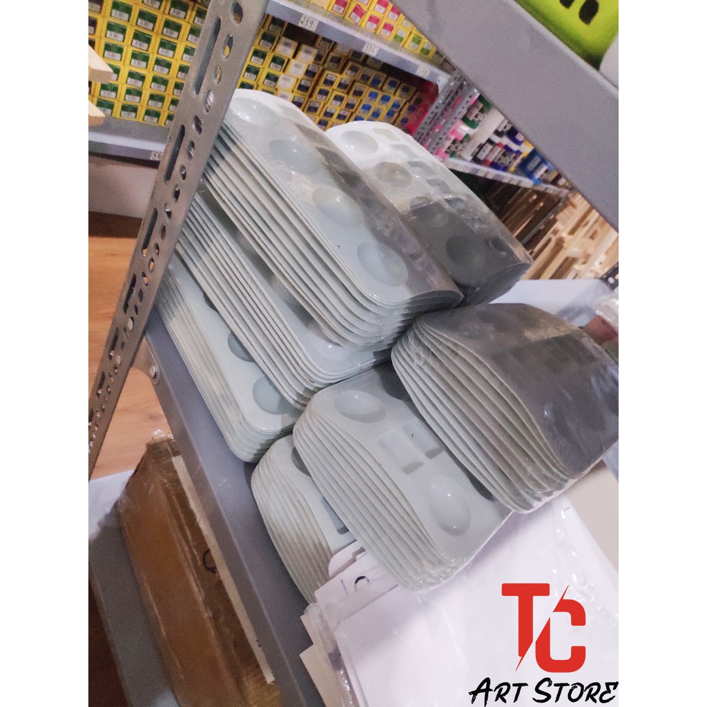 Khay Pha Màu chữ nhật 15 lỗ