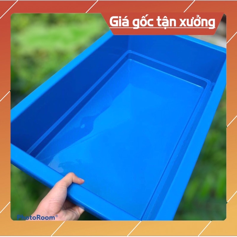 Máng Xanh trồng rau-Nuôi Cá ( xanh -Đen)
