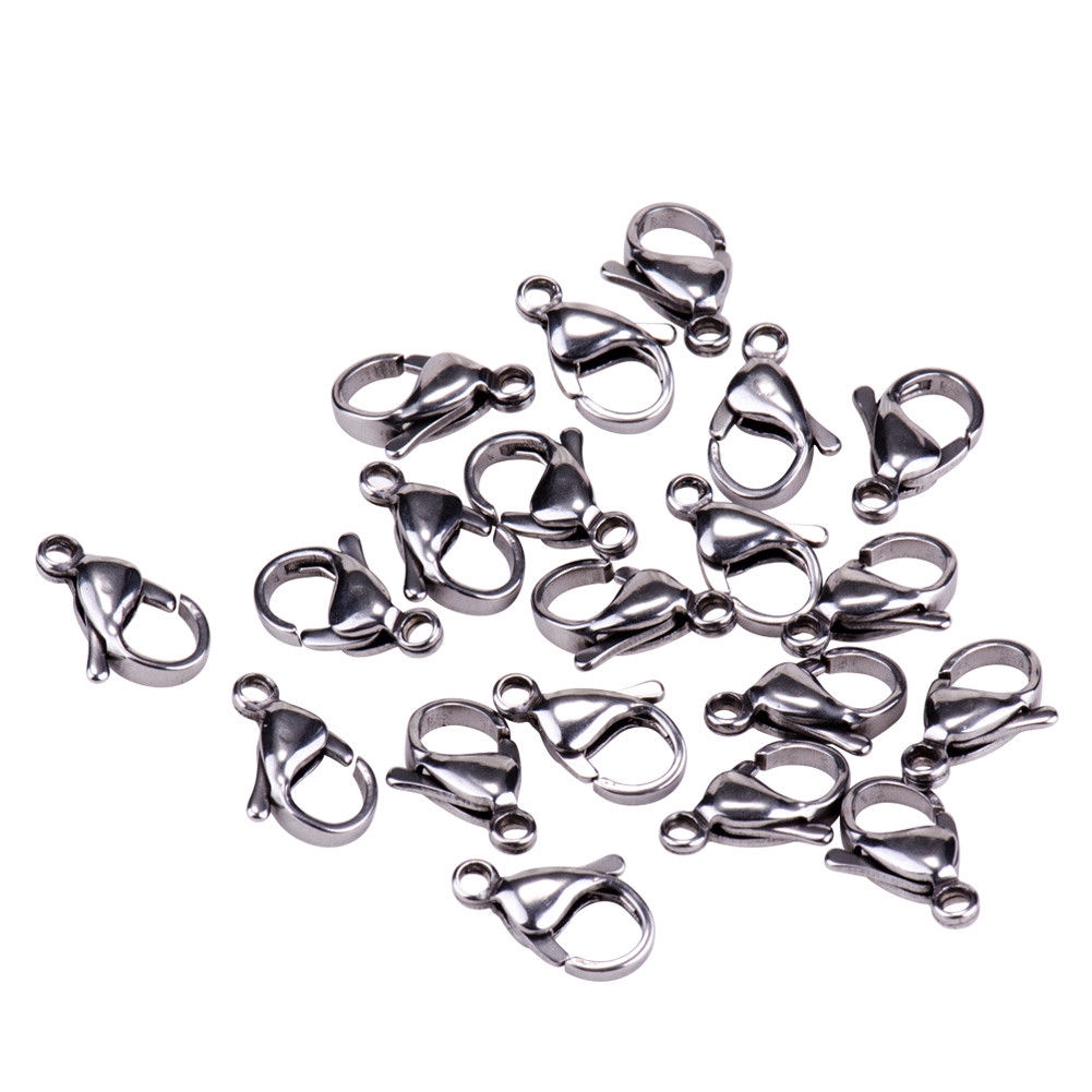 Set 1~20 Móc Khóa Tôm Hùm Bằng Thép Không Gỉ 304 Màu Sắc