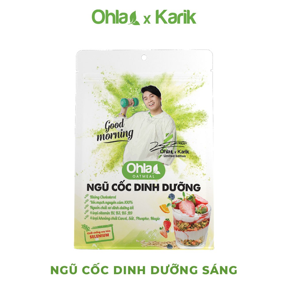 Combo Mix mix Ohla Thiz mê 1 Mini gồm Ngũ cốc dinh dưỡng 60g và Xoài sấy dẻo 35g