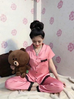 Đồ ngủ Pijama lụa satin siêu đẹp