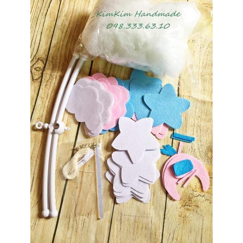 Bộ kit  làm treo nôi mẫu mây sao