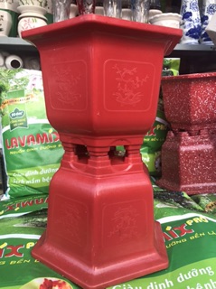 Chậu nhựa lục giác