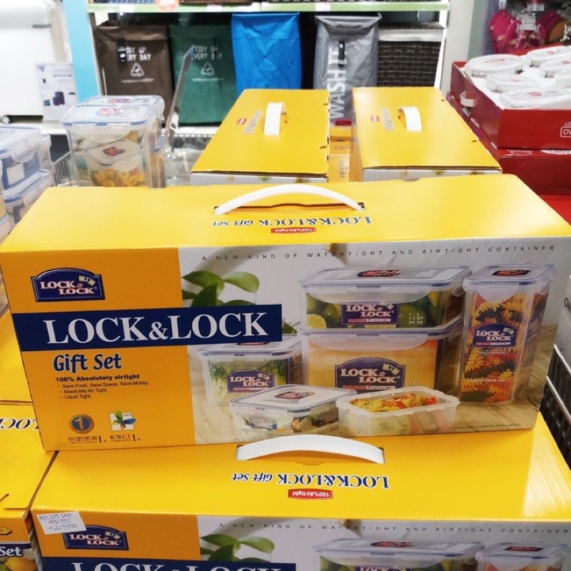 Bộ 6 sản phẩm hộp nhựa Lock&lock