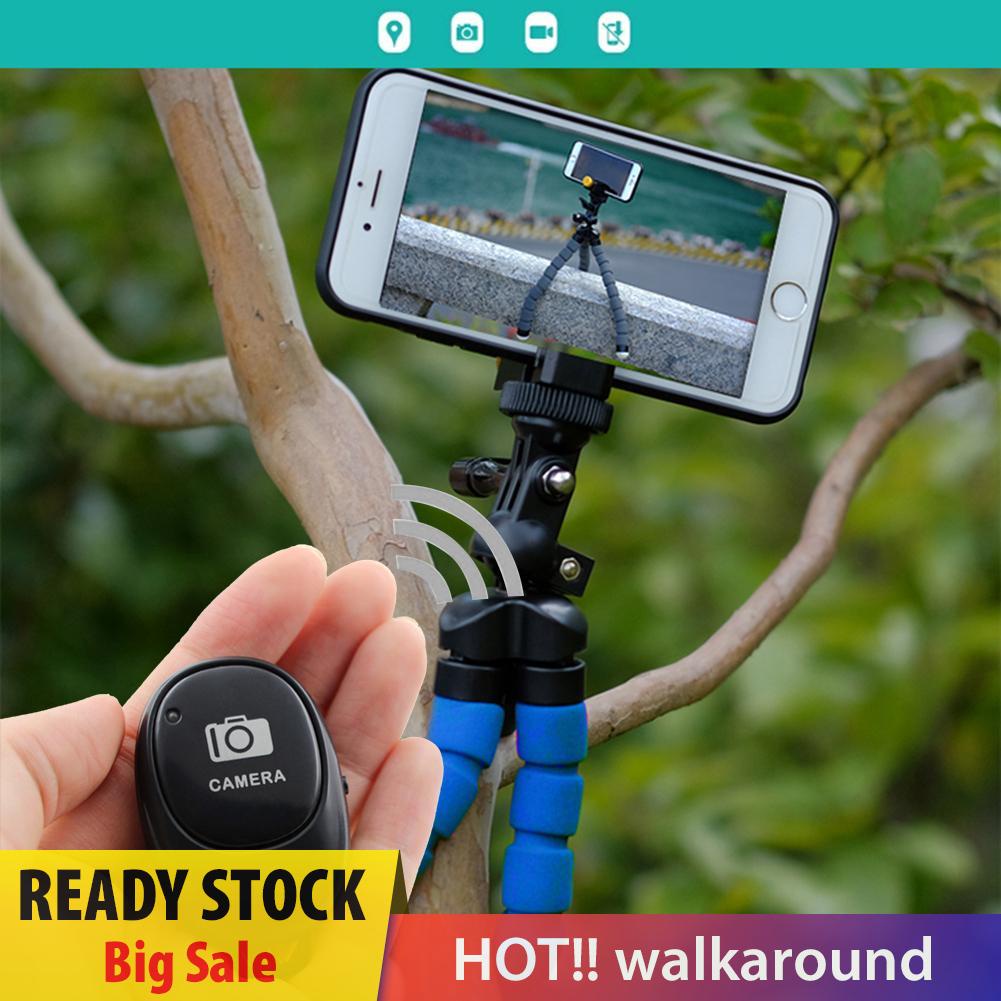 walkaround Wireless Bluetooth-compatible Phone Selfie Shutter Timer Release Camera Remote Control