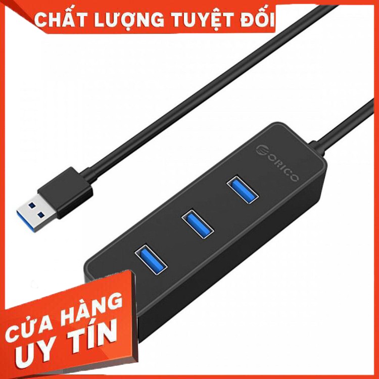 Hub USB 3.0 1 ra 4 Cổng Orico W5ph4-u3 (Bộ chia USB 3.0) - Hàng Nhập Khẩu