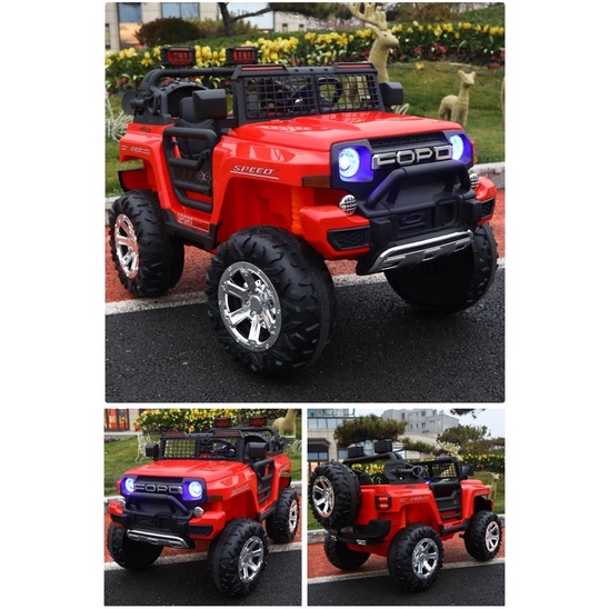Ô tô điện trẻ em kiểu dáng Ford địa hình 9199