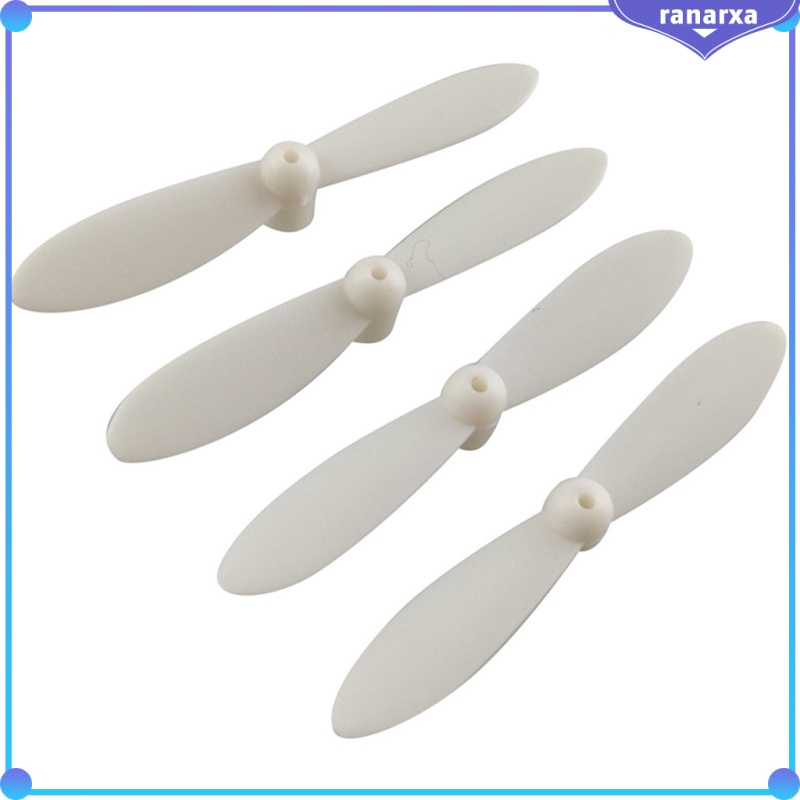 20 Chiếc Bộ Cánh Quạt Thay Thế Airscrew Cho Mini Drone Quadcopter Trực Thăng RC Phụ Kiện Trắng