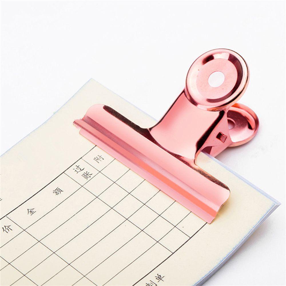 Set 6 Kẹp Giữ Thẻ Đánh Dấu Trang Sách Hình Tròn Bằng Thép Không Gỉ Nhiều Màu Sắc Chất Lượng Cao