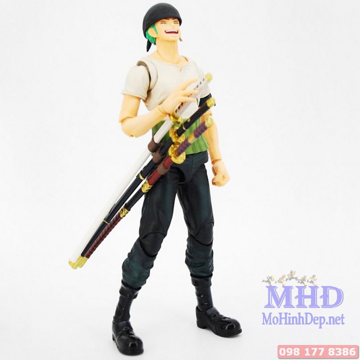 [MHĐ] Mô hình Figma Roronoa Zoro Past Blue - One Piece