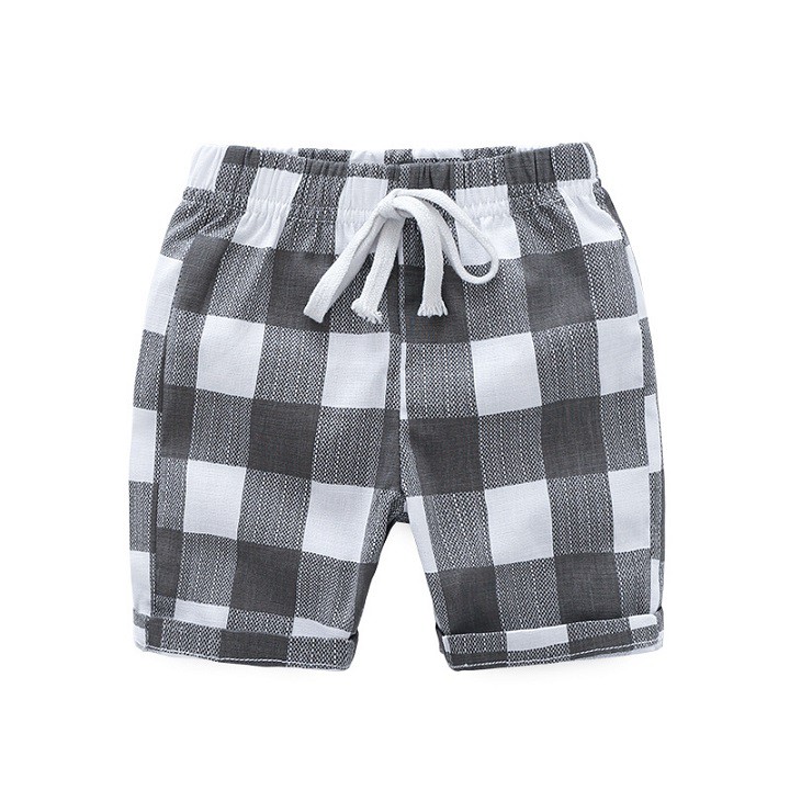 Quần short bé trai hàng xuất chất cotton co giãn size từ 1 đến 10 tuổi