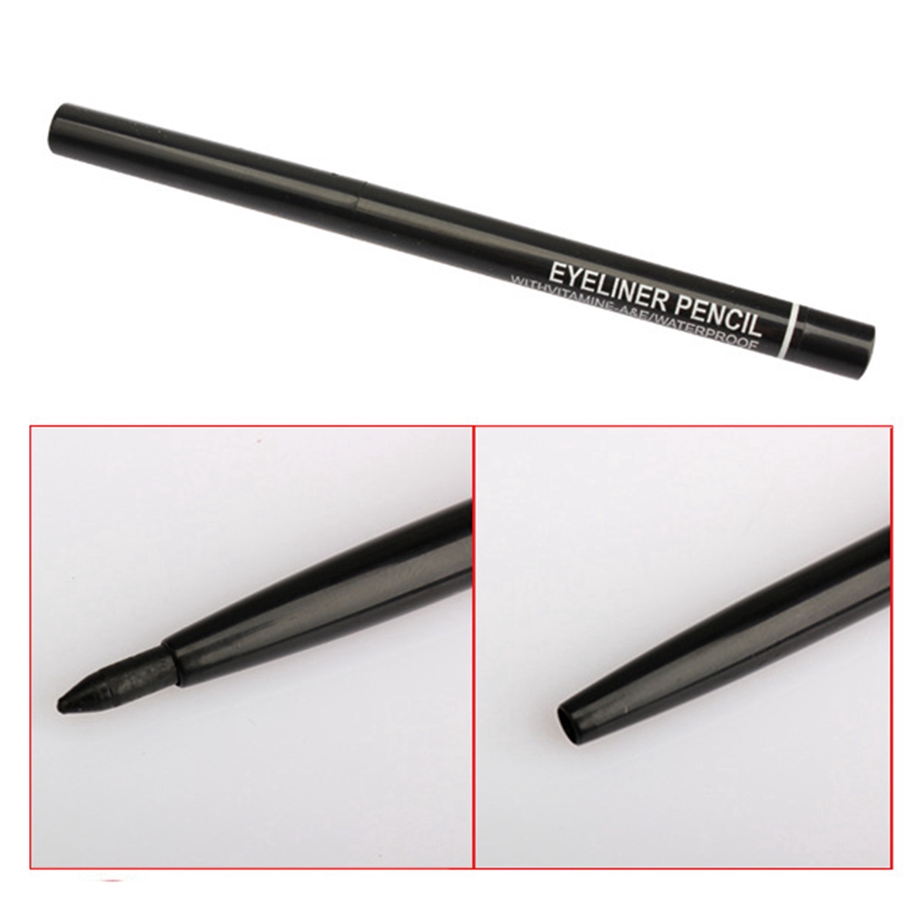 Monk City_Black automatic rotating eyeliner waterproof and sweatproof not blooming eye makeup | BigBuy360 - bigbuy360.vn