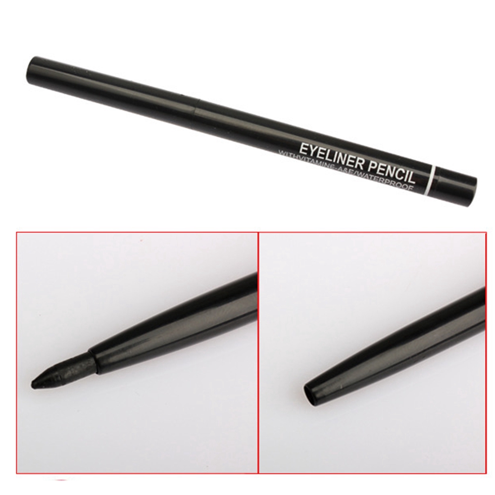 Monk City_Black automatic rotating eyeliner waterproof and sweatproof not blooming eye makeup