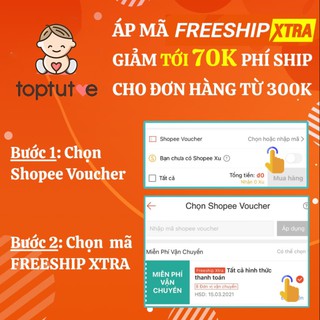 Treo nôi cũi xe đẩy cho bé Toptutoe xoay phát nhạc kích thích thị giác trẻ sơ sinh, trẻ nhỏ, bé trai bé gái