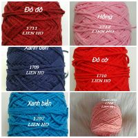 SỢI DỆT COTTON MÀU TRƠN 2MM