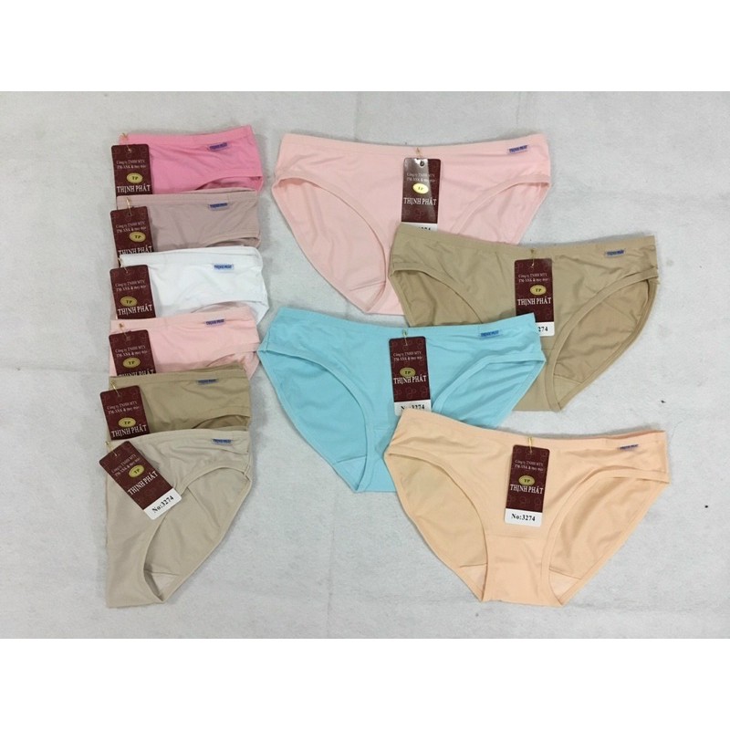 10 Quần lót nữ (3274) HL hiệu Thịnh Phát. Thun lạnh.