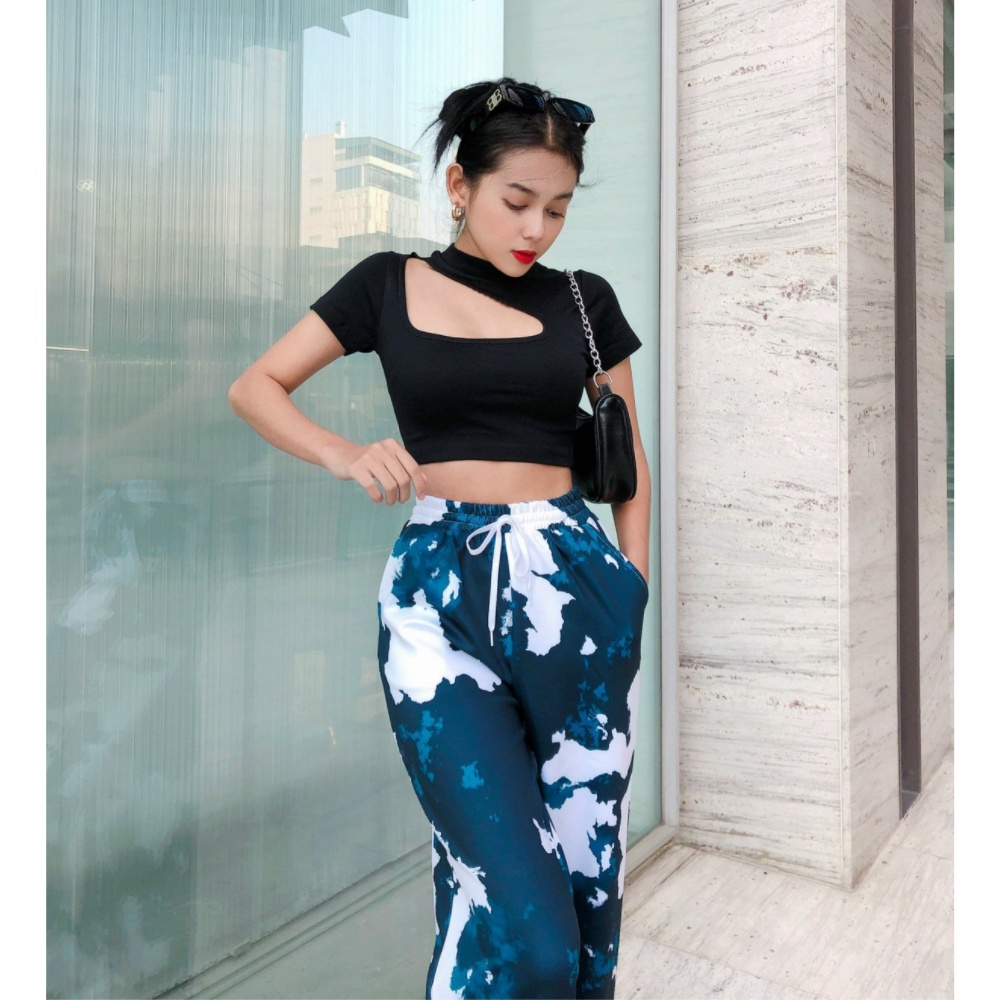 Set bộ nữ, set bộ thể thao loang màu chất thun cao cấp freesize 44-54kg SKUS-123
