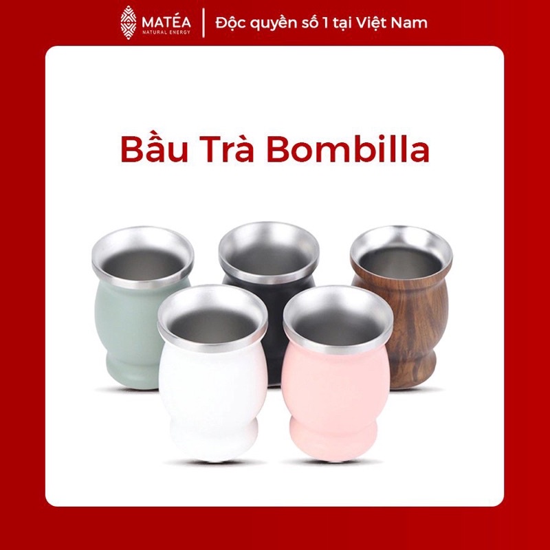 [Chính Hãng] Cốc Trà Yerba Mate Truyền Thống - Bầu Trà Bombilla